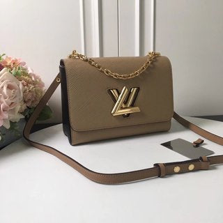 Pre-Loved LV TWIST MM KAKI CREAM