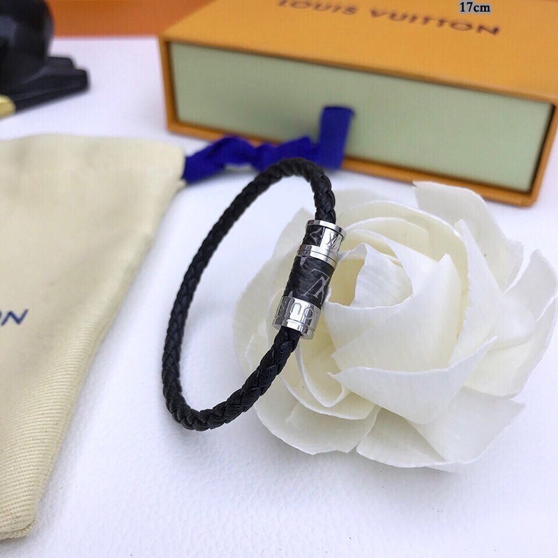 Pre-Loved Louis Vuitton Braided Bracelet - SMY Digital