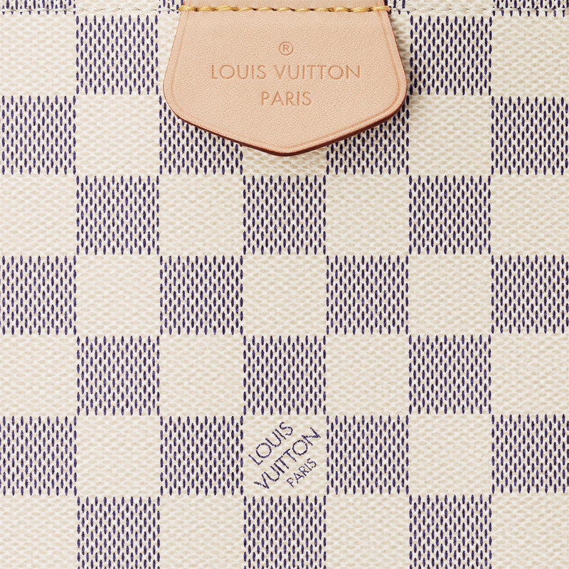 Pre-Loved LV NEVERFULL MM Damier Azur