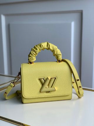 Pre-Loved LV  Twist PM Ginger Yellow