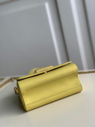 Pre-Loved LV  Twist PM Ginger Yellow