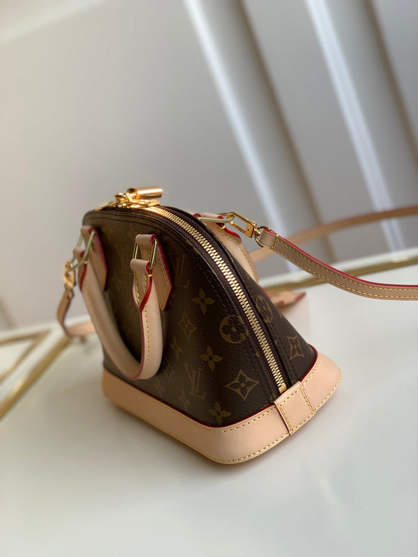Pre-Loved LV ALMA BB Monogram canvas