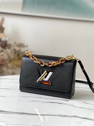 Pre-Loved Louis Vuitton Twist Handbag Epi Leather MM