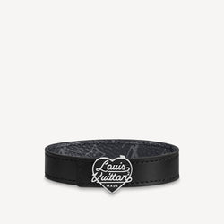 Pre-Loved LV HEART 14MM REVERSIBLE BRACELET - SMY Digital
