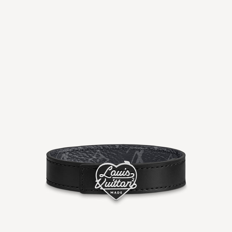 Pre-Loved LV HEART 14MM REVERSIBLE BRACELET - SMY Digital