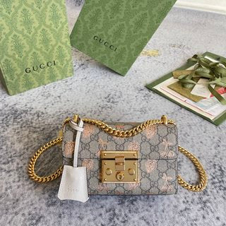 Pre-Loved GUCCI Padlock small berry shoulder bag - SMY Digital