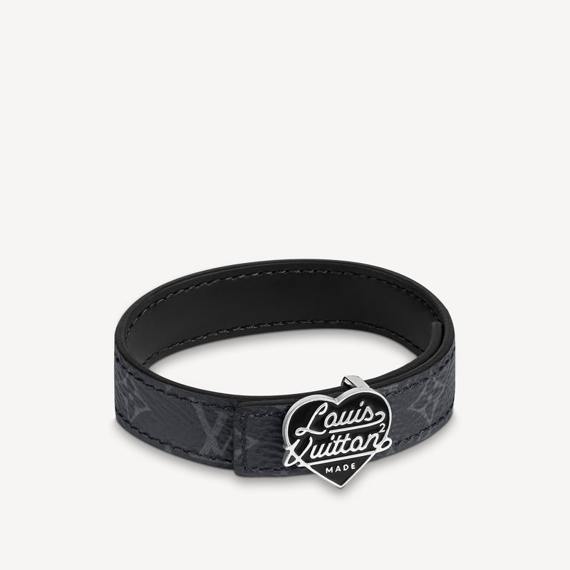Pre-Loved LV HEART 14MM REVERSIBLE BRACELET - SMY Digital
