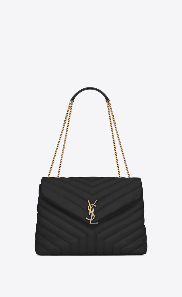 Pre-Loved Saint Laurent LOULOU MEDIUM IN MATELASSÉ “Y” LEATHER