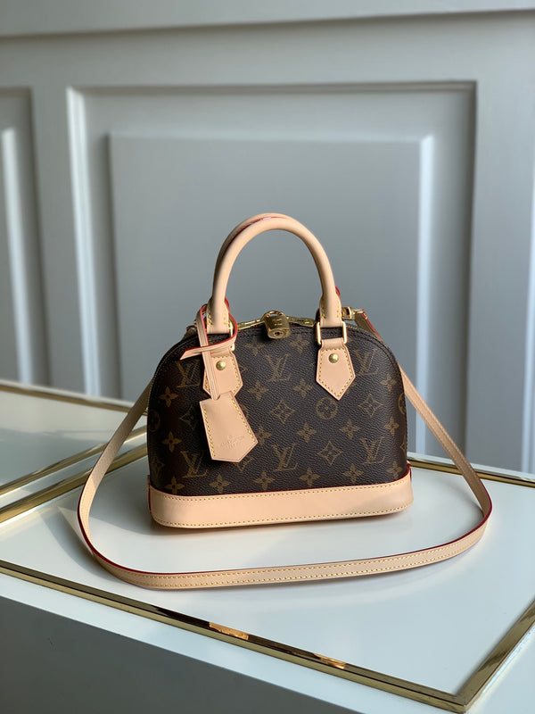 Pre-Loved LV ALMA BB Monogram canvas